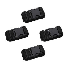Luggage Straps Set of 4 Black, Suitcase Security Belts, Travel Baggage Straps