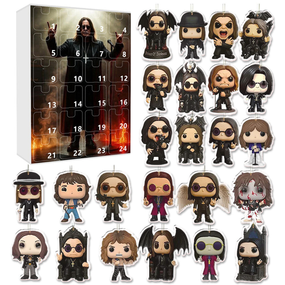 (Style C) Osbourne Motorcycle Ozzy Bell Christmas Decor 24 Acrylic Parts Gift Party For-image-OPC-PMKP95X-NEW