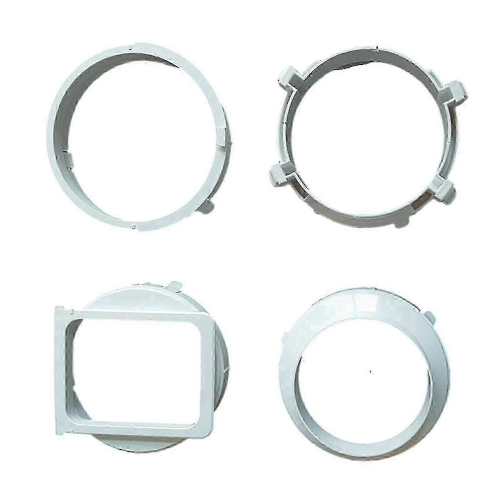 Kikidex (As Show, B 2 Connectors-15Cm) 5-Types Exhaust-Hose For Portable Air Conditioner Ac Vent Adapter Connector Se