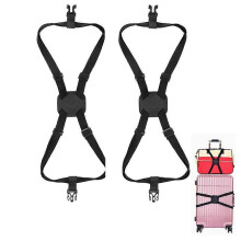 Luggage Straps Set of 2, Expandable Adjustable Suitcase Straps, Hands Free Carry Strap