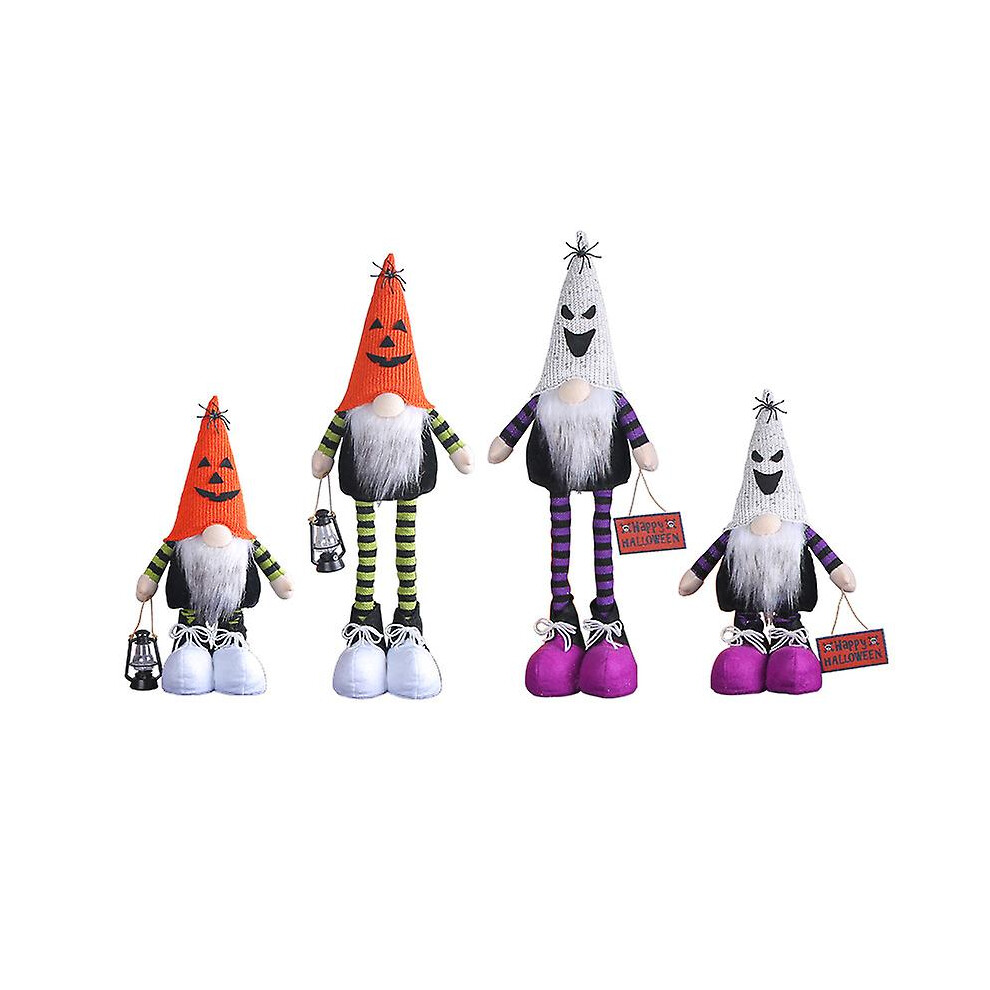Kikidex (As Show, One Size) 2-Pack Halloween Retractable Faceless Doll Decorations For Halloween Party Dress Up