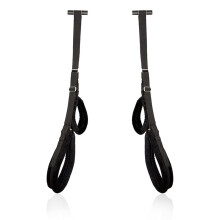 BDSM Door Sex Swing Bondage Set With Adjustable Handcuffs And Ankle Cuffs Open Thigh Spreader Black For Women Couples