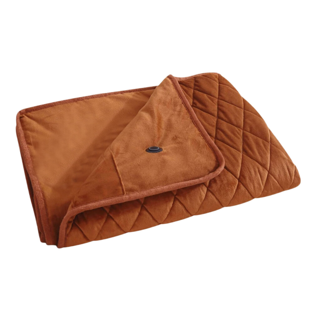 Cozy Electric Heated Blanket 3 Temperature-Coffee color