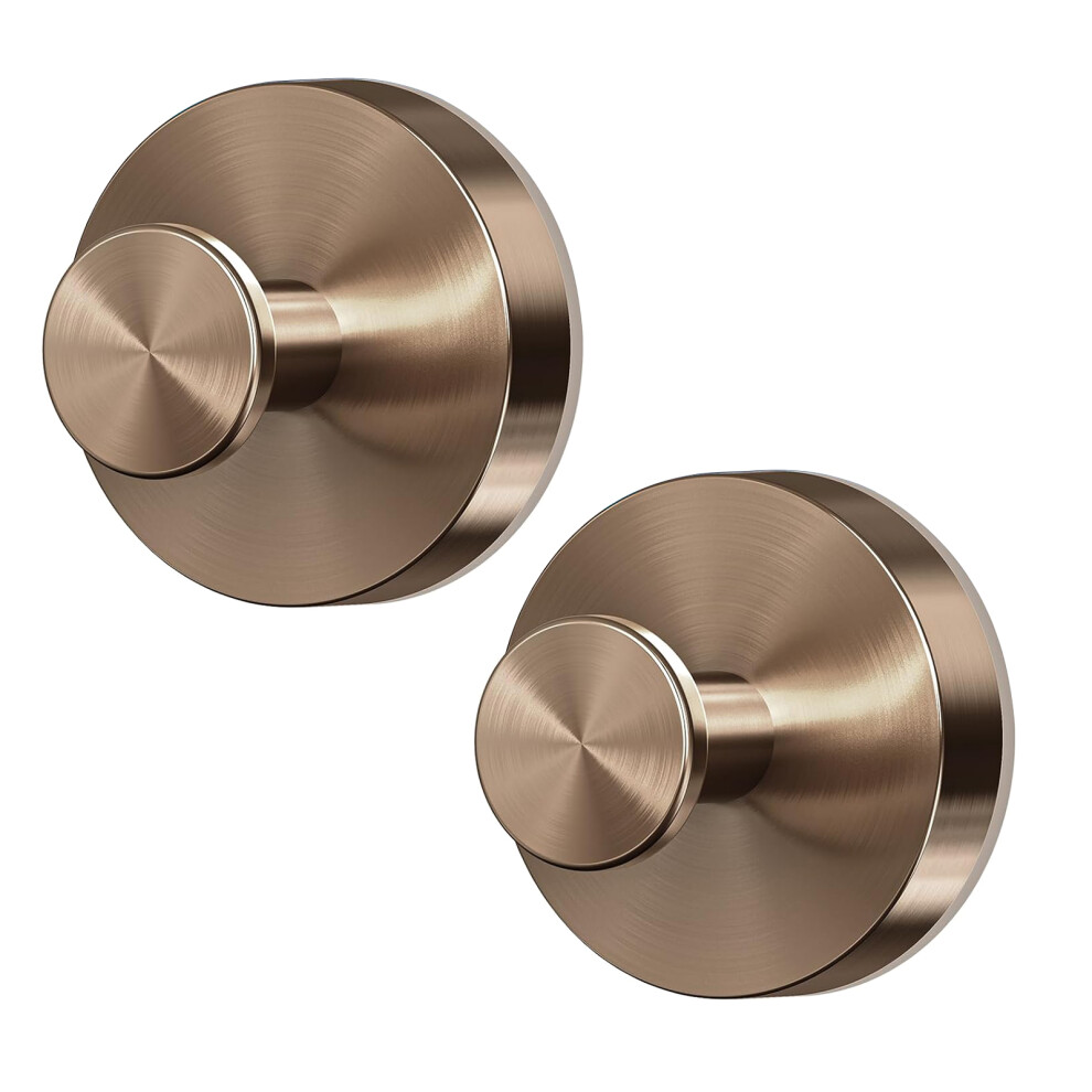 2Pcs No Drilling Suction Hooks Stainless Steel Hook For Bathroom 7695000244146
