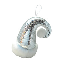 Disco Christmas Hat For Christmas Tree Deocration Sparkling
