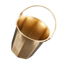Stainless Steel Bucket Water Storage Large Capacity 13.40x13.40x12.70 Cm For Ice And Cleaning Home Camping Outdoor Use