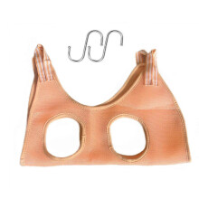 Pet Grooming Hammock S Pink, Anti Scratch Cat Nail Trimming Bag, Hanging Hook