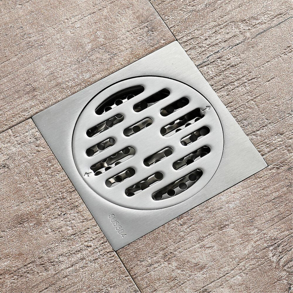 Kikidex (As Show, One Size) Floor Drain - Bathroom Floor Drain - Thickened Balcony Outdoor Floor Drain - Anti-Blocking, Anti-Insect And Anti-Odor 100 100 Mm