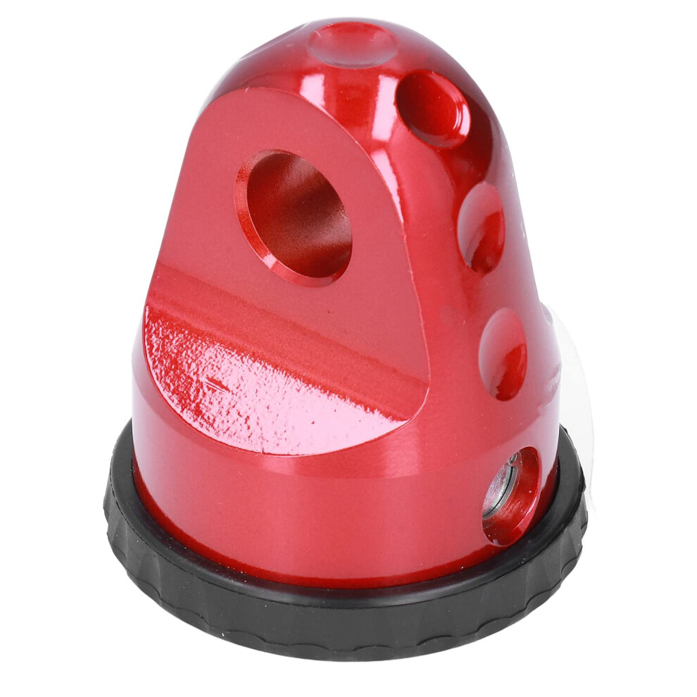Winch Shackle Mount 22000Lb Load Aluminum Alloy With Iron Pin Rubber Guard For 3/4In D Ring 3/8In Winching Line Red 9354506624897