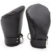 Gloves Dog Cosplay Bondage Suit BDSM Fist Gloves Bondage Handcuffs Pet Cosplay Fetish Costume Size M Slave Dog Couple