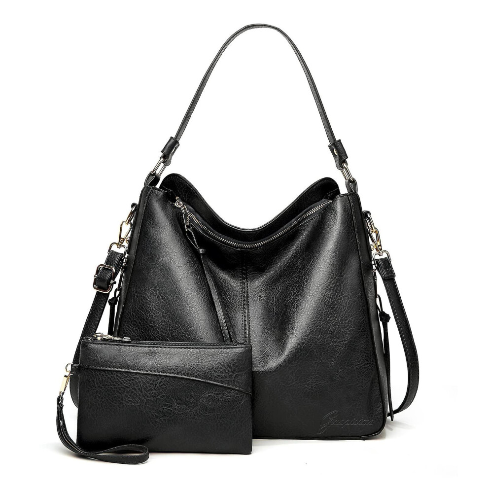 Kikidex (As Show, One Size) Handbag Ladies Large Shopping Bag Imitation Leather Shoulder Bag Red
