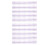 Lilac Plastic Binding Combs Set - 10pcs for 30 Hole Loose Leaf 1