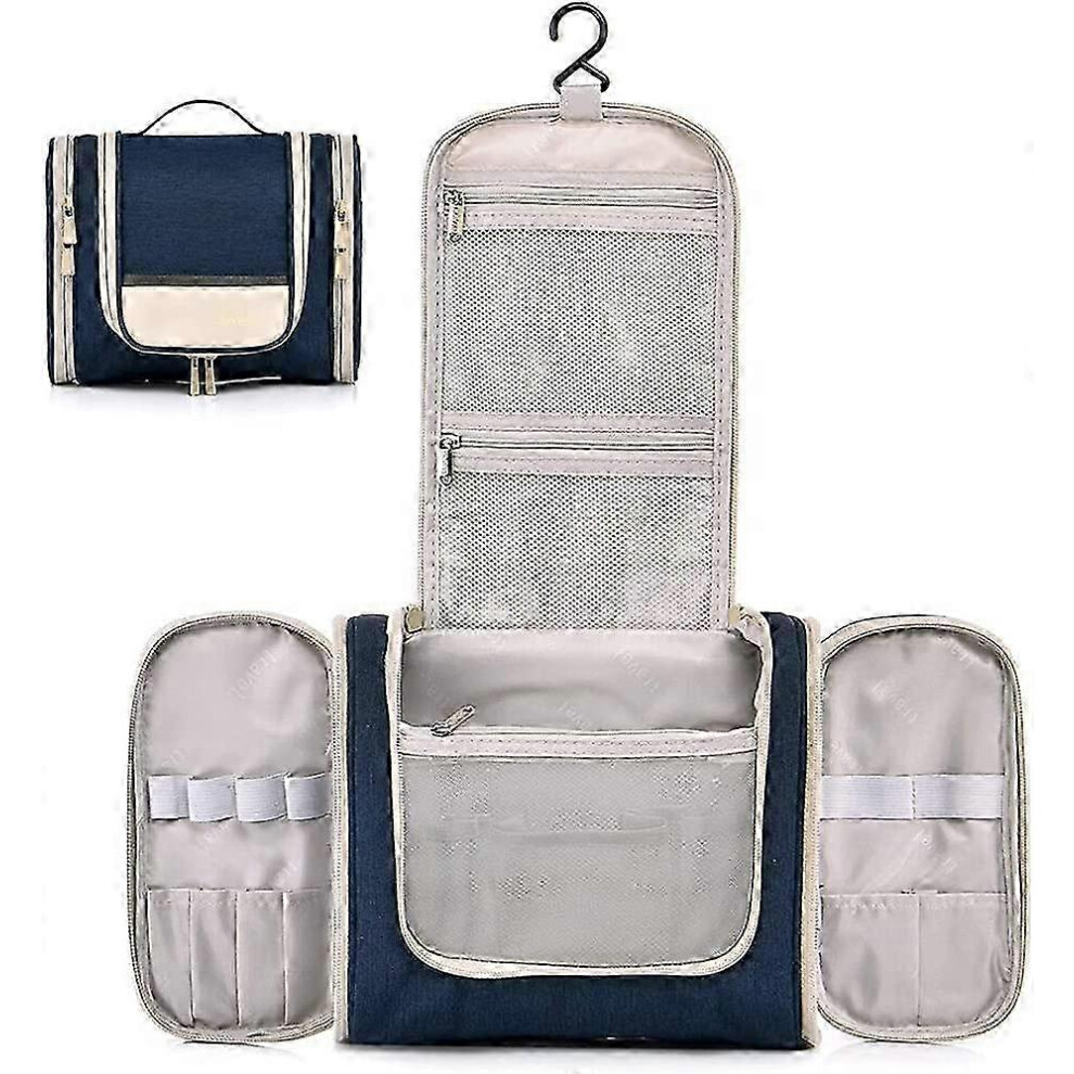 Foldable Toiletry Bag for Women, Large Capacity Makeup Bag, Travel Cosmetic Organizer