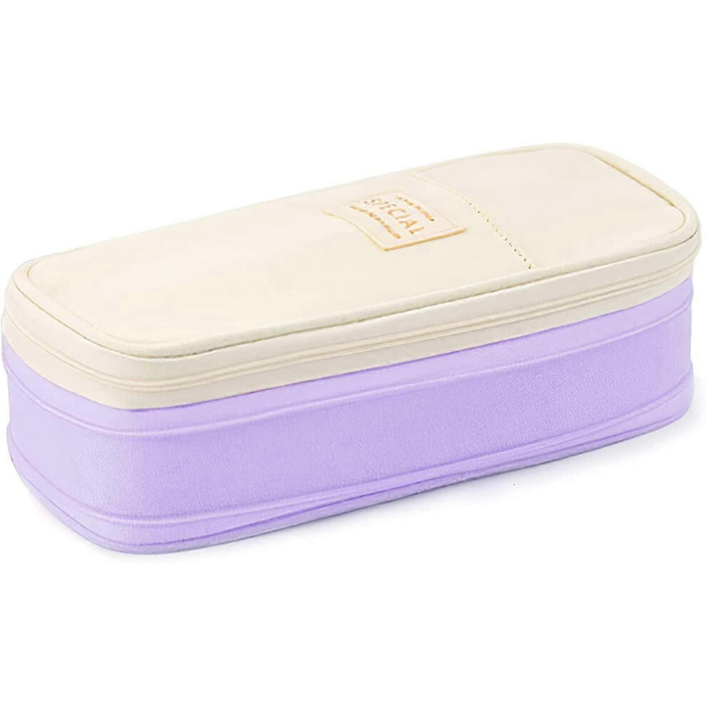 Expandable Pencil Case, Large Capacity Stationery Storage, Makeup Bag for Students Adults