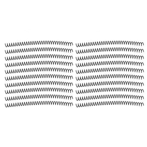 20Pcs Black Spiral Binding Coils 13mm Diameter Large Capacity Kit 1