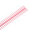 Detachable Pink Binding Loops 12mm - 10PCS 34 Hole Set 12