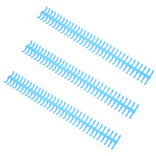 34 Hole Blue Plastic Loose Leaf Rings, 12mm, 10pcs