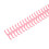 Detachable Pink Binding Loops 12mm - 10PCS 34 Hole Set 4