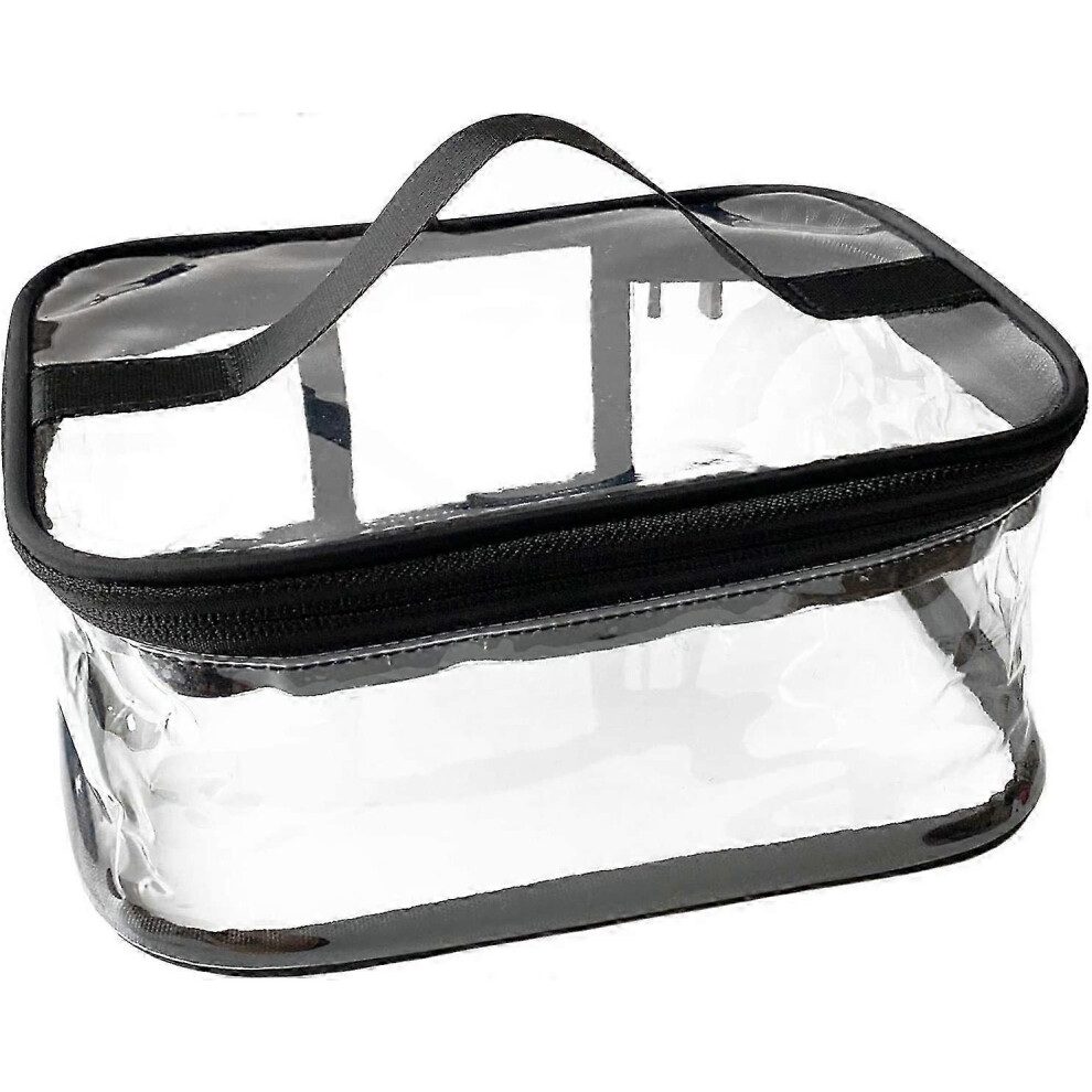 Toiletry Makeup Bag Travel Cosmetic Bag, Portable Makeup Organizer Black