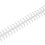 10-Pack 30-Hole 10mm Binding Combs Wear-Resistant Transparent PP 10