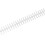 10-Pack 30-Hole 10mm Binding Combs Wear-Resistant Transparent PP 3