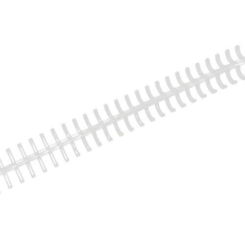 10-Pack 30-Hole 10mm Binding Combs Wear-Resistant Transparent PP 2