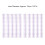 Lilac Plastic Binding Combs Set - 10pcs for 30 Hole Loose Leaf 4