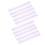 Lilac Plastic Binding Combs Set - 10pcs for 30 Hole Loose Leaf 13