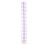 Lilac Plastic Binding Combs Set - 10pcs for 30 Hole Loose Leaf 11