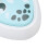 Kinder Stimme Springzähler, blauer Dinosaurier, 9,5 cm, AAA-Batterien 4