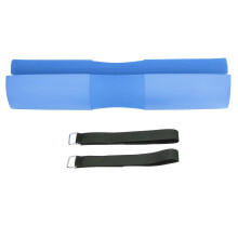 Blaue Langhantelauflage 43,5 cm 3,1 cm 10 cm NBR-Schaumstoff