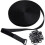 1Set Schwarze Nylon- -Kabelbinder Mit Schnalle Für Organizer 1