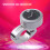 Mini Wasserdichte 7/8" Lenkerhalterung Digitaluhr (Silber) 5