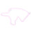 Neonschild, romantische rosa Lichter, 8