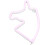 Neonschild, romantische rosa Lichter, 3