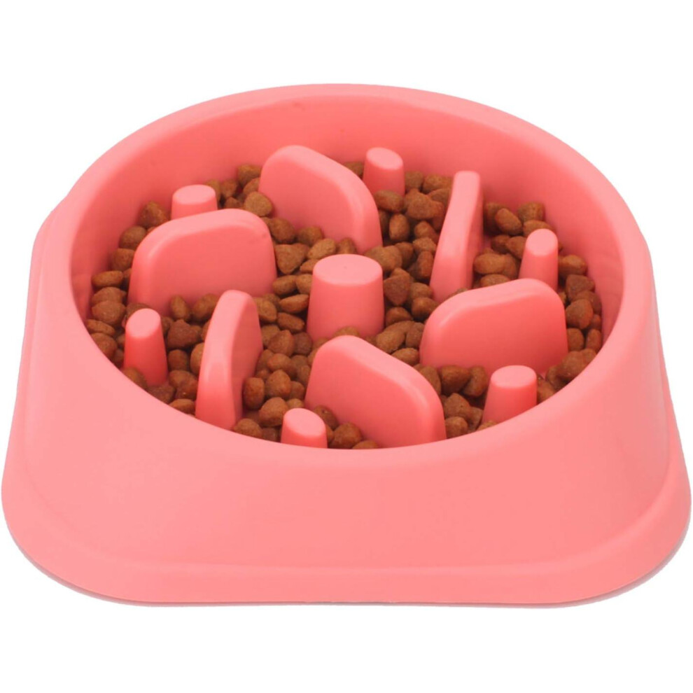 Kikidex (As Show, One Size) Dog Slow Feeder Bowl, Non Slip Puzzle Bowl - Anti-Gulping Pet Slower Food Feeding Dishes - Interactive Bloat Stop Dog B