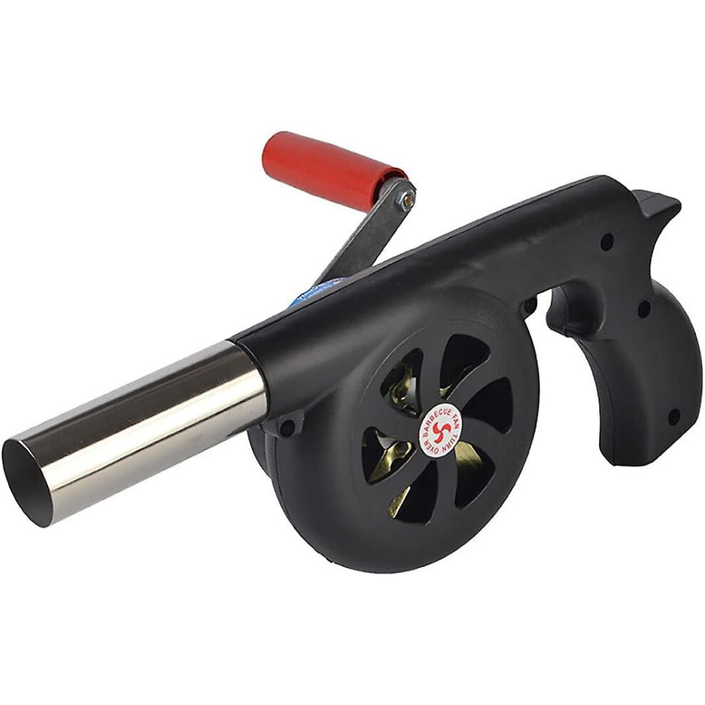 Kikidex (As Show, One Size) Manual Barbecue Blower, Bbq Fan Blower, Suitable For Outdoor Cooking, Barbecue, Fireplace