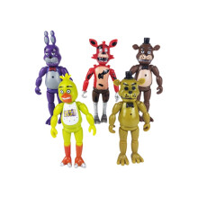 (5pcs )Set Fnaf Action Figure Security Breach Five Nights At Freddys Action Figure Giocattolo
