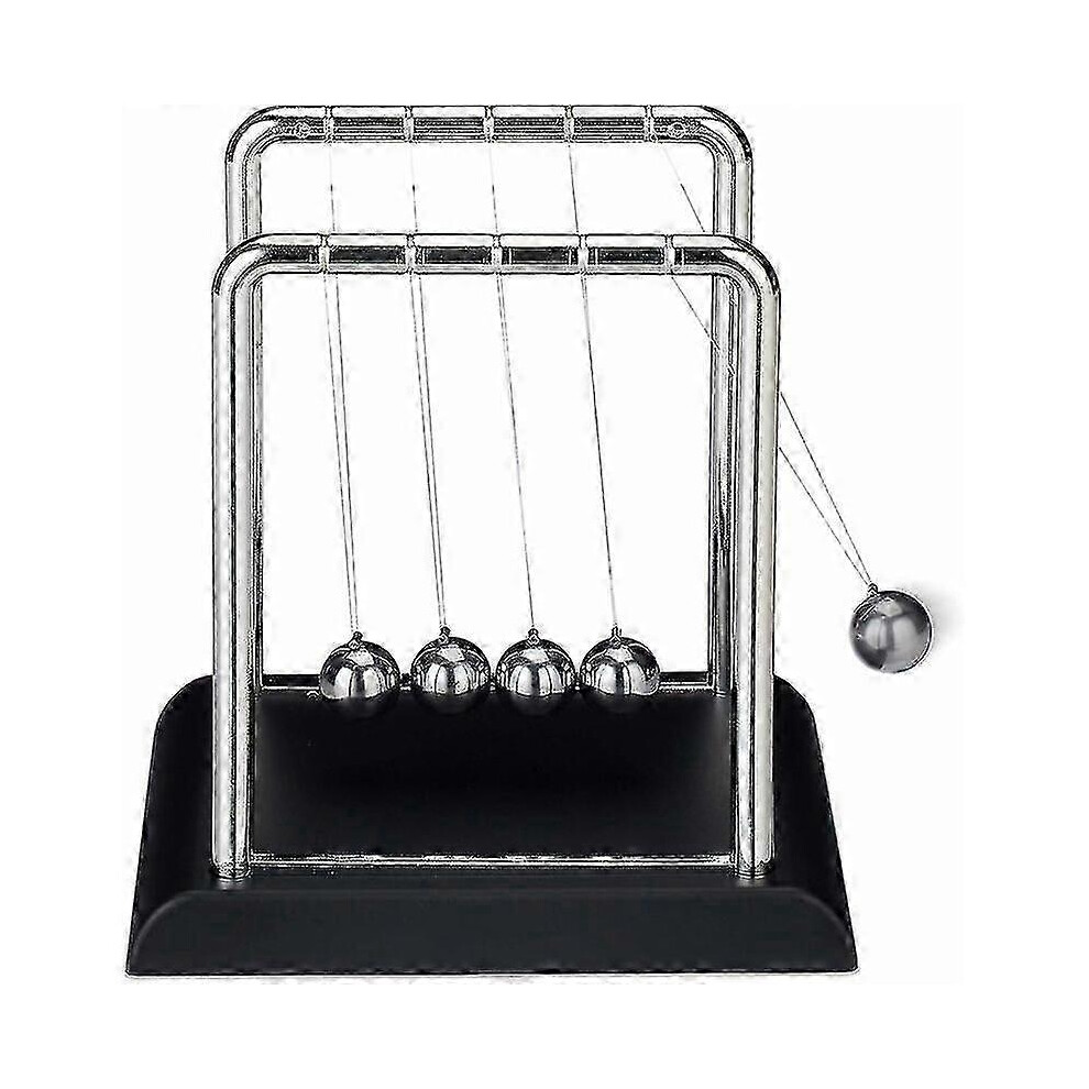 Kikidex (As Show, One Size) Newton Pendulum, Classic Shot Put Pendulum, 5 Balls, Physics Decoration For Office & Desk, Ball Pend