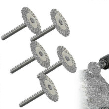 (10pcs, wear-resistant) 40mm diamond blade with 6mm shank cutting disc wheel for engraving and cutting tiles granite marble ceramic workA8881205101