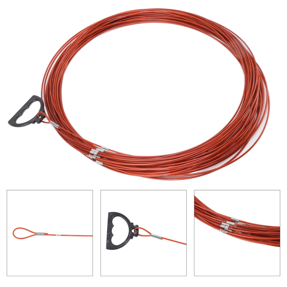 Steel Wire Measuring Rope 30M Plastic Coated Construction & Railway Measurement 4951357081517