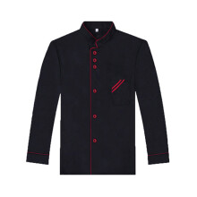 Long Sleeve Kochuniform Unisex Einfache Jacke Xxxl