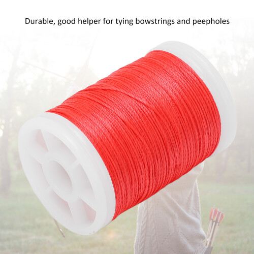 Archery Serving Thread 110m Red Polyethylene for Bowstring & Nock 2