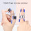 Spring Finger Splint for Rehabilitation & Training Adjustable Above 2.8in 13