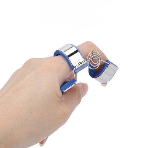 Automatic Return Finger Splint for Rehab Training & Straightening Under 22in 2