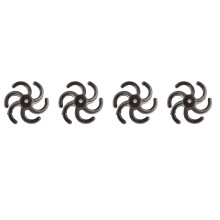 4PCS Bow String Stabilizer Rubber for Archery Recurve & Compound Bows Black