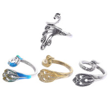 4Stk Ring Strickwerkzeuge Finger Schutz Hülle Garn Strickmaschen