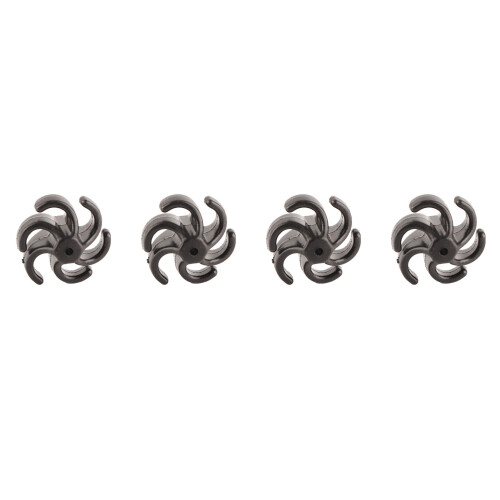 4PCS Bow String Stabilizer Rubber for Archery Recurve & Compound Bows Black 2
