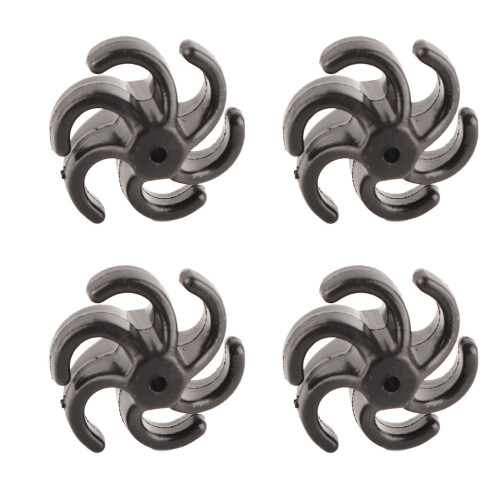 4PCS Bow String Stabilizer Rubber for Archery Recurve & Compound Bows Black 1