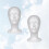 2 Vrouwelijk Hoofdmodel Sjaal Pruik Mannequin Wit 7